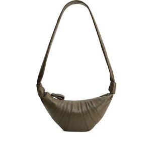 Lemaire Men Croissant Small Leather Shoulder Bag
